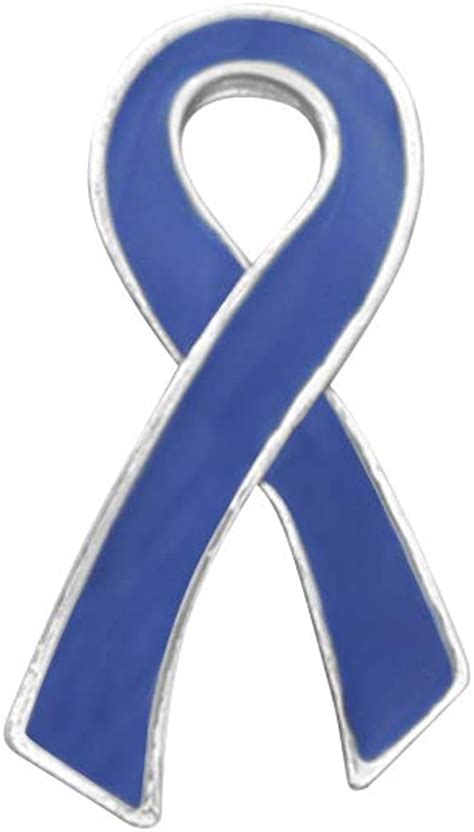 Esophageal Cancer Ribbon Pin Inexpensive Periwinkle