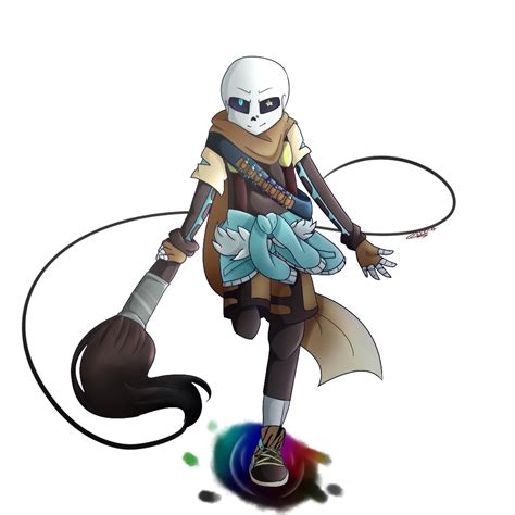 Ink!sans is the main protagonist of the truce and underverse, and the protector of all aus alike. Ink Sans by clairdelune86 on DeviantArt