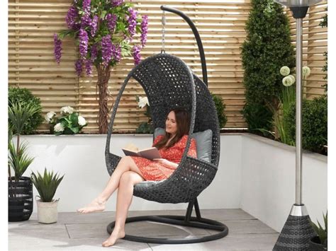 Nova Outdoor Living Single Hanging Pod Outdoor Chair At Gardenman