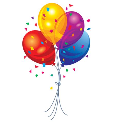 Confetti Balloons Png Png Image Collection