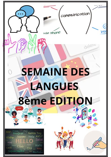 Semaine Des Langues 2022 2023 Espace Pédagogique