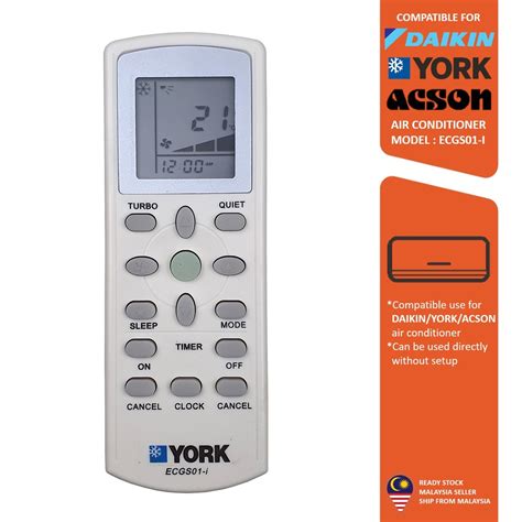 Replacement For Daikin York Acson Air Cond Aircond Air Conditioner