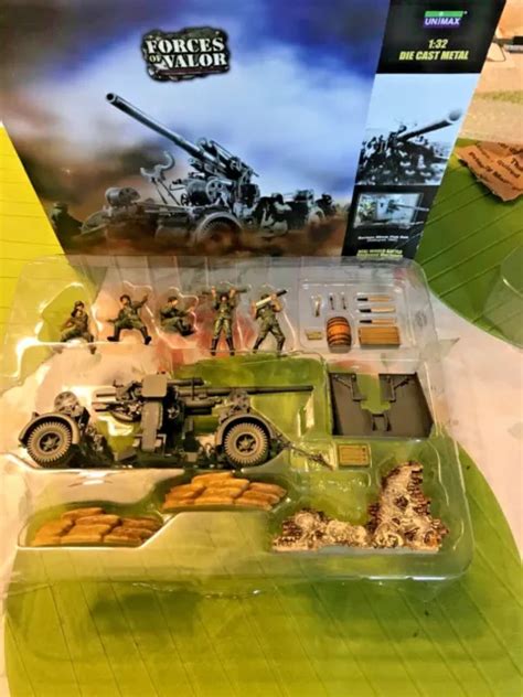 Forces Of Valor Wwii German 88mm Flak Gun 132 New In Box Eur 12178