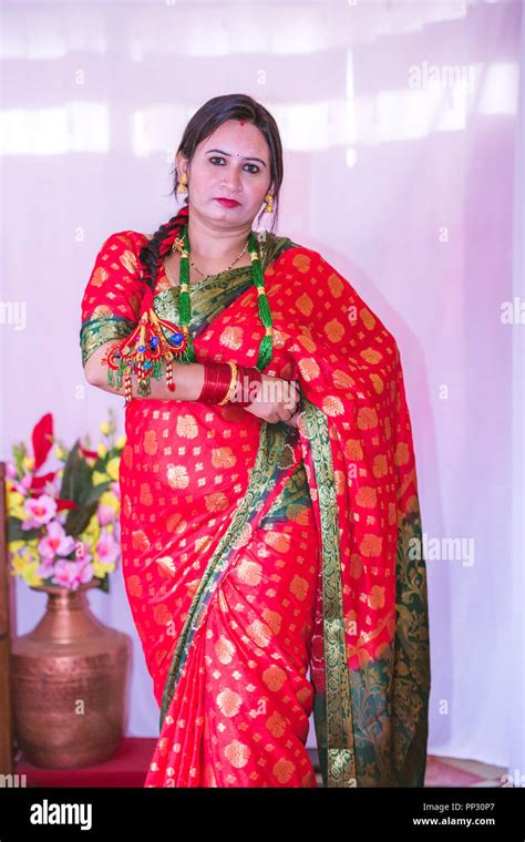 Sari Hindu Dress In Nepal Hi Res Stock Photography And Images Alamy