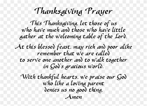 Happy Thanksgiving Prayer Thanksgiving Prayer Hd Png Download
