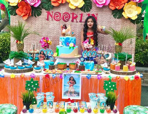 Moana Birthday Noorlins Awesome Moana Theme Party Catch My Party