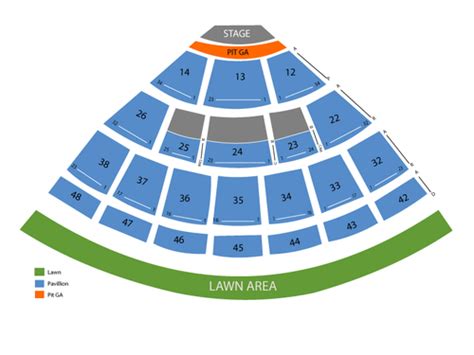 Blossom Music Center Seating Chart And Events In Cuyahoga Falls Oh