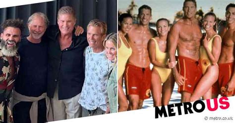 Baywatch Cast Reunite Over Years After Final Episode For David Hasselhoffs Th Birthday