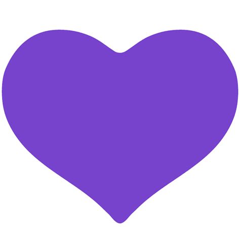 Purple Heart Emoji Png
