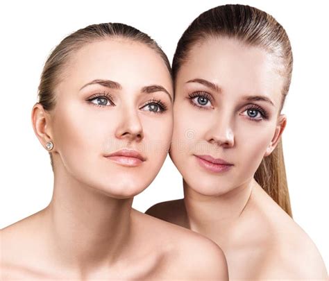 Cwo Young Women Healthy Clear Skin Stock Photos Free And Royalty Free