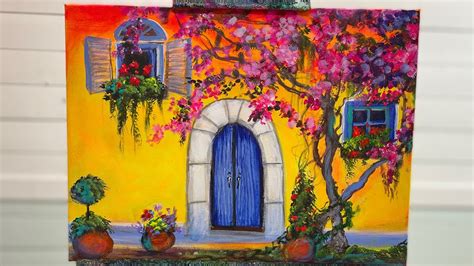 How To Paint A Colourful Italian House Step By Step Tutorial Youtube