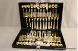 Photos of Gold Plated Silverware Set Value