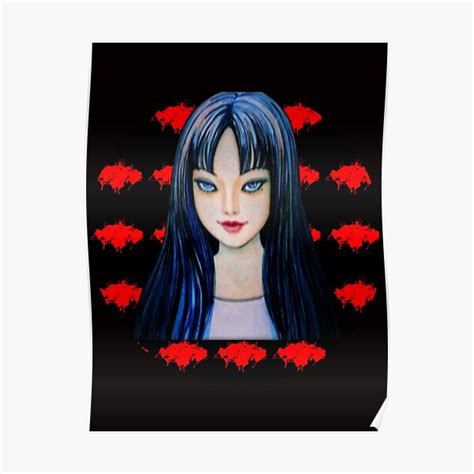 Tomie Junji Ito Poster For Sale By Doaart Redbubble