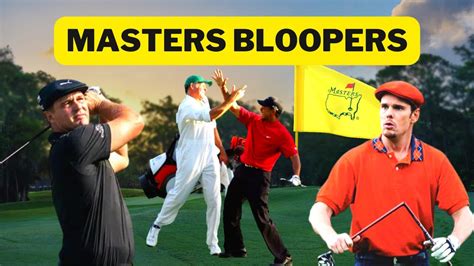 most hilarious golf fails masters bloopers when pro golfers fail at the masters youtube