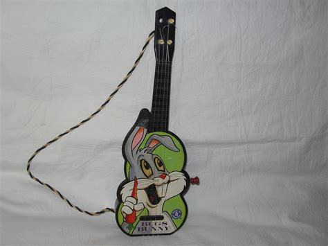 Vintage 1962 Mattel Bugs Bunny Musical Guitar Toy Bugs Bunny