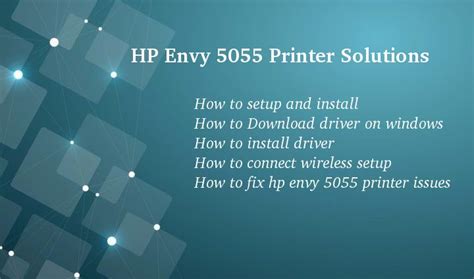 Envy5055 Printer Setup Free Driver Download Guide