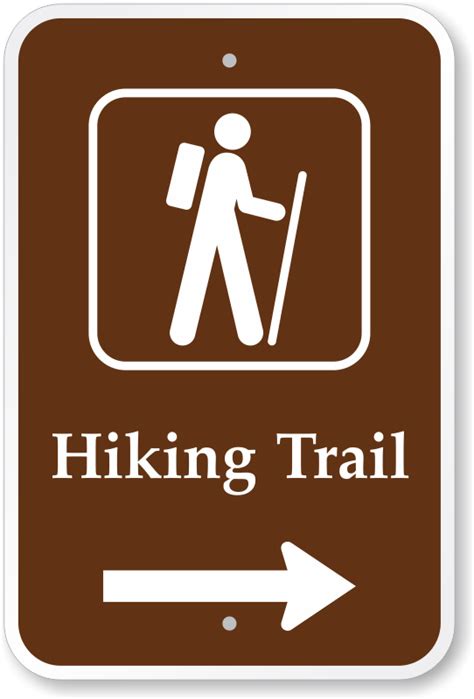 Trail Signs Hiking Signs Hiking Trail Symbols And Trail Markers