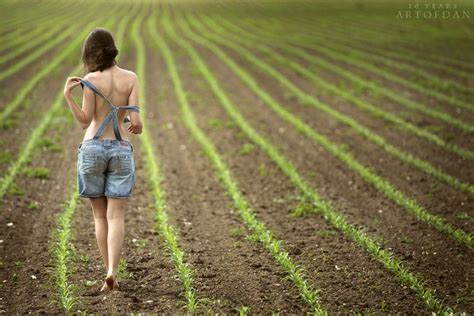 Topless Woman In A Field By Dani Fehr Myconfinedspace