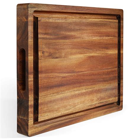 Fanichi Extra Large And Thick Acacia Wood Cutting Board