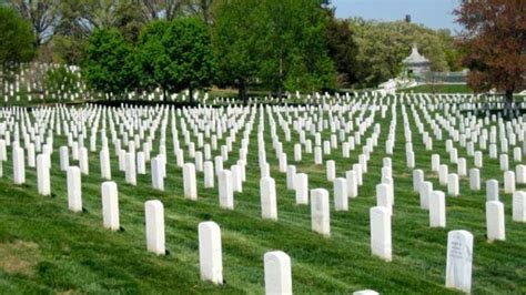 Flags Placed At Arlington National Cemetery