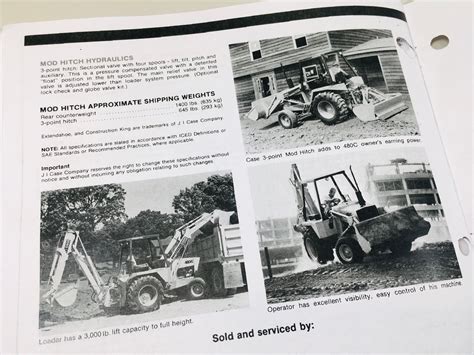 Case 480c Tractor Loader Backhoe Service Manual Parts Catalog Set