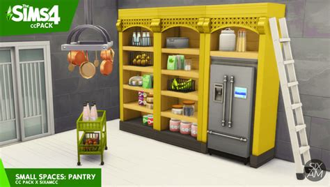 The Sims 4 Small Spaces Pantry Cc Pack Micat Game