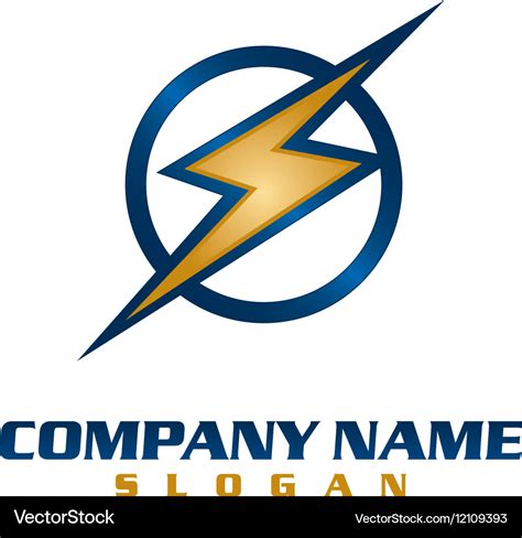 Electrical Company Logo Royalty Free Vector Image