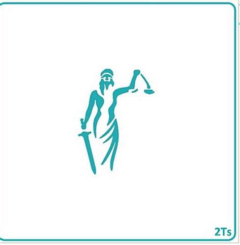 Fast Shipping Lady Justice Ii Stencil Cookie Stencil Etsy
