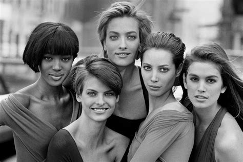 Naomi Campbell, Linda Evangelista, Tatjana Patitz, Christy Turlington
