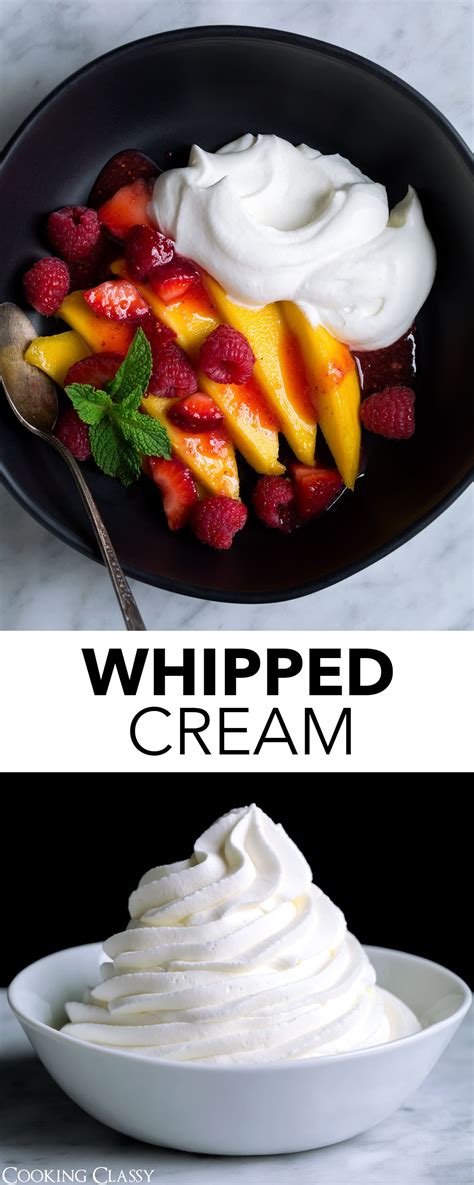 Whipped Cream {and 10 Recipes To Use It } Cooking Classy