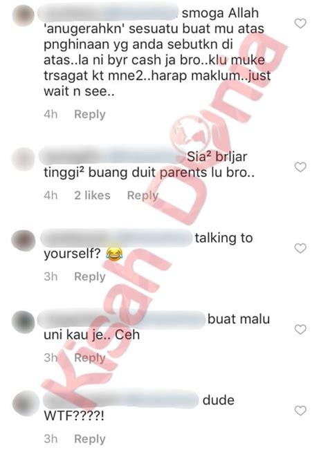 Sila pastikan anda berfikir panjang terlebih dahulu sebelum menulis komen anda disini. "Born To Be Ugly" - Hina Haneesya Hanee, Netizen 'Basuh ...