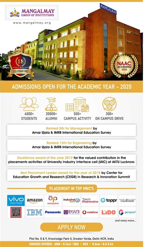 Admissions Open 2020 21 Campus Activities International Education