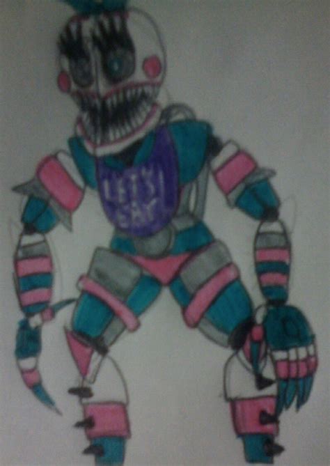 nightmare herogollum funtime chica by freddlefrooby on