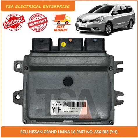 ECU Nissan Grand Livina 1 6 A56 B18 YH Plug Play Shopee Malaysia