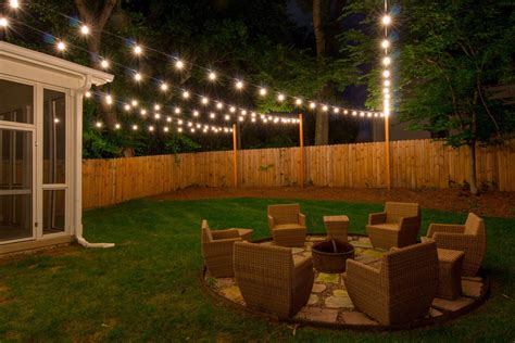 Lighting makes outdoor spaces feel inviting. Custom String Lights | Light Up Nashville | Outdoor String ...