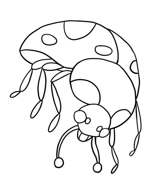 This article features the realistic and cartoon form of different types of insects. Free Printable Ladybug Coloring Pages For Kids