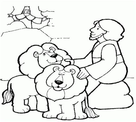 High Resolution Coloring Daniel And The Lions Den Coloring Pages With Daniel And The L