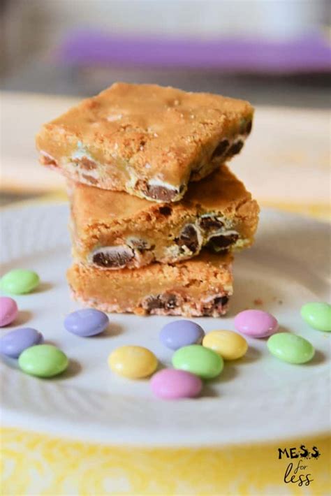 Easter Blondies Recipe Mess For Less