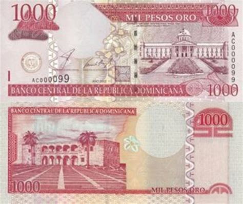 1000 pesos oro dominican republic numista