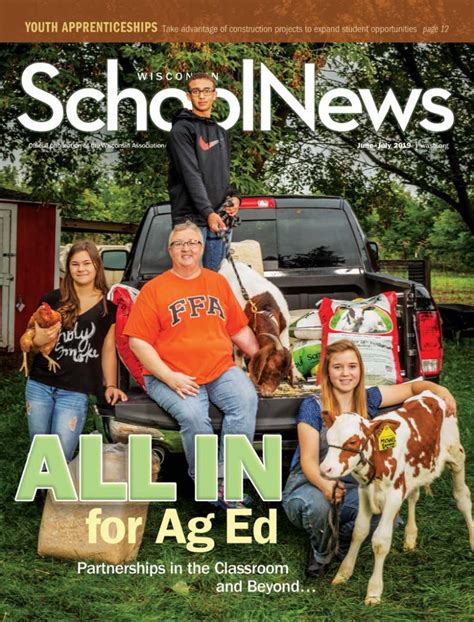 Cover Of Wisconsin School News Junejuly 2019 Wisconsin Association Of