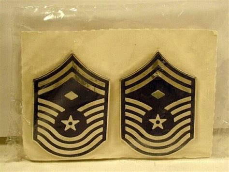 Usaf Us Air Force Chief Master Sergeant Cmsgt First Sergeant Rank
