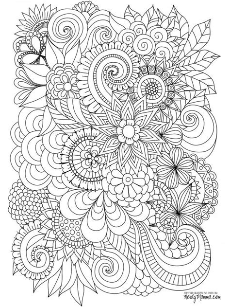 21 Brilliant Picture Of Flowers Coloring Pages