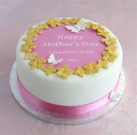 Flower Simple Mothers Day Cake Design Image Result For Ladies 80th