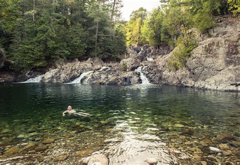 Split Rock Falls Is Best Emerald Swimming Hole In New York