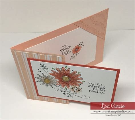 A Unique Card Making Fold Turn The Corner On This Fun Fold Card