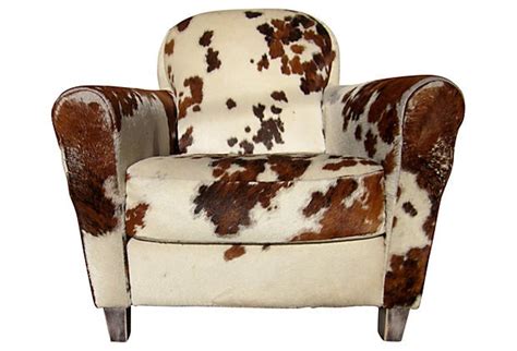 This particular chair has sold, but contact me if you want one made similar to this. Cowhide Club Chair on OneKingsLane.com | Club chairs ...
