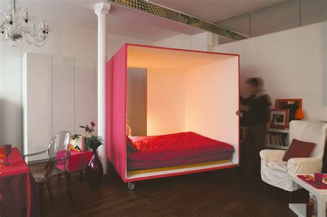 Mobile Bed Cube — Shoebox Dwelling Finding Comfort Style And Dignity