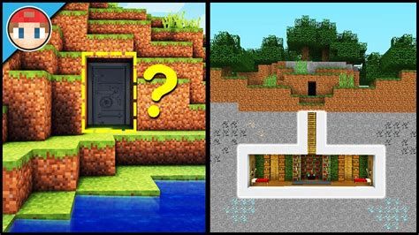 Minecraft How To Build A Secret Base Tutorial 7 Easy Hidden House