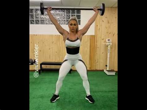 Vivi Winkler Hard Workout At Gym Brazilian Fitness Model Youtube