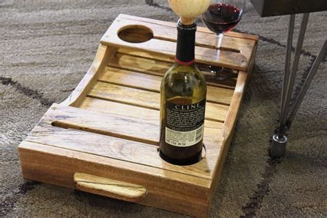 I usually check the reviews before buying an item but for some reason i rushed into this purchase and did not check the reviews. Live Edge Rustic Wood Wine Serving Tray | Diy tray, Wine ...